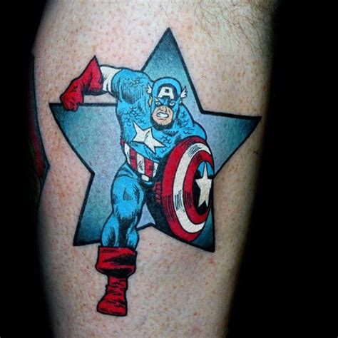 Ideas de tatuajes del Capitán América